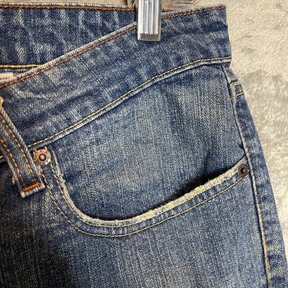 Signature Levis Women Stretch Low Rise Bootcut Dirty Wash Denim Jean 16W Plus - Picture 5 of 14